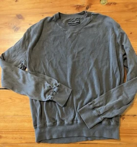 DOLCE & GABBANA Sweatshirt aus Seidenjersey IT52 US XL ? Stretch Grün Made in Italy - Bild 1 von 5