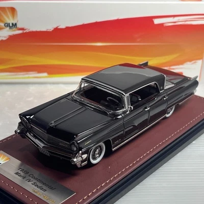 1/43 GLM Stamp 1959 Continental Mark IV Sedan Sedan Black GLM102903 - Image 1 of 3