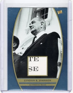 2024 Pieces Of The Pas Lyndon B. Johnson Authentic Material Relic 🔥🇺🇸🦅 - Picture 1 of 2