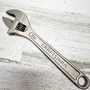 Craftsman 44603 8" 200mm Adjustable Wrench USA - Picture 1 of 9