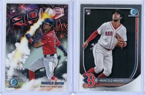 Lote de 2 tarjetas Bowman Chrome Marcelo Mayer RC 2025 - Imagen 1 de 2