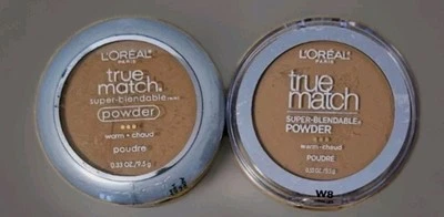 2x L'Oreal Paris True Match Super-Blendable Powder W8 Warm Creme Cafe - Image 1 of 2