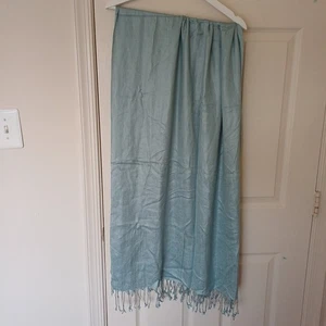 Pashmina 70% Seda 30% Bufanda Mantón Polvoriento Como Nuevo 70x27 pulgadas - Imagen 1 de 5