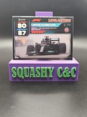 2022 Topps F1 Turbo Attax - Live Action Lewis Hamilton #219 - Image 1 of 2