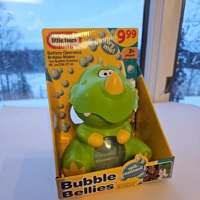 2005 green Bubblesaurus Little Tikes Bubble Blower Bellies NOS 22805 Battery - Image 1 of 3