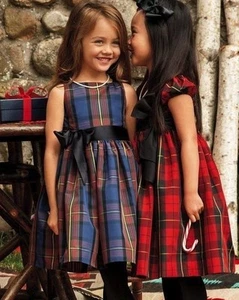 Ralph Lauren Girls Size 6 Tartan Plaid Holiday Christmas Dress - Picture 1 of 6