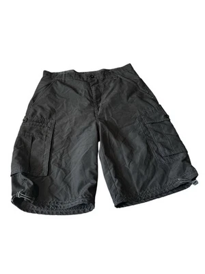 Short Arizona masculino preto frente plana carga externa tamanho 36 - Imagem 1 de 4