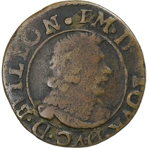 [#1504302] France, Ardennes, Fréd-Maurice de La Tour, Double De Sedan, 1639, Se, - Picture 1 of 2