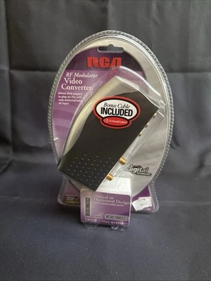 RCA RF Modulator Video Converter Model CRF900 Bonus Cable - NIB - Image 1 of 2