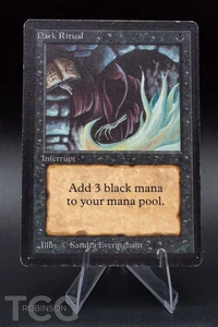 Dark Ritual: 1993 Magic the Gathering - Limited Edition Beta Regular - Picture 1 of 2