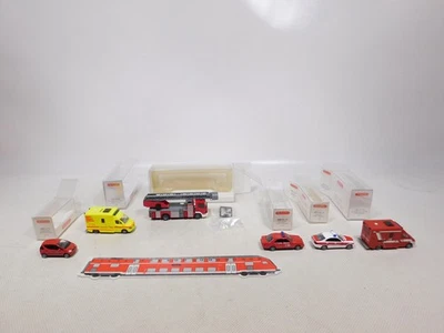 Wiking 1:87 H0 6x MB Fire Fw etc 071 321 600 601 617 Mint + Box #EG996-0, 5 - Image 1 of 4