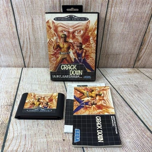 Crack Down Sega Mega Drive Complete With Manual & Poster (PAL) - Picture 1 of 9