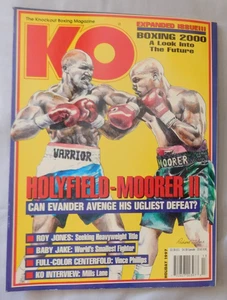 Evander Holyfield Michael Moorer II - Holiday 1997 KO Boxing Magazine Ex - Picture 1 of 1
