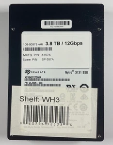 SSD SAS SEAGATE NYTRO 3131 3,84 To 100 % santé 0,8 DWPD marque Netapp {~4 To) - Photo 1/3