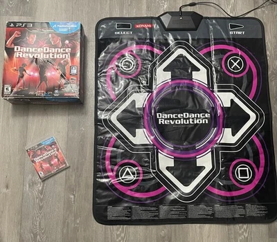 Konami Dance Dance Revolution Playstation 3 Ps3 With Dance Matt ,Disc And Box - Image 1 of 4