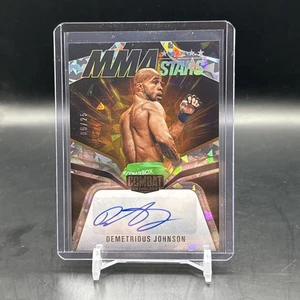 2025 Panini Combat Anthology Demetrious Johnson Auto MMA Stars Cracked Ice /25 - Picture 1 of 2