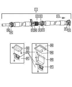 Genuine Mopar U-Joint Kit 5014733AB - Picture 1 of 3