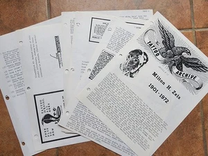 Archivo de tatuajes vintage original 1980 Milton Zeis Percy Waters artículo de anuncio 6pgs - Imagen 1 de 1