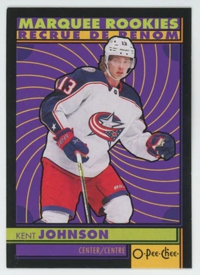 2022-23 O-PEE-CHEE Kent Johnson RC ROOKIE RETRO BLACK /100 - Image 1 of 2