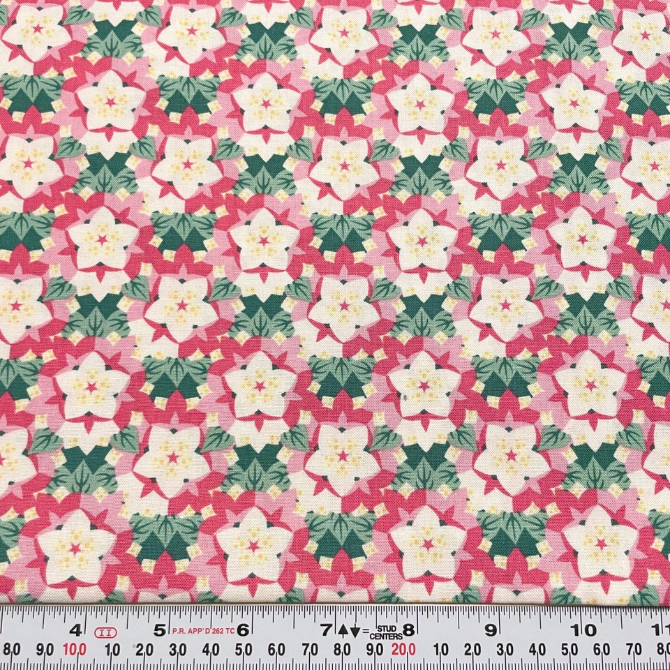 West Virginia Rododendro In The Beginning Telas Algodón Remanente 13" x 43" Foto 1 de 2