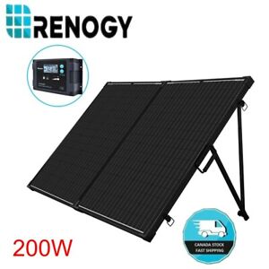  Renogy Foldable Solar Suitcase Kit 200W Mono with PWM 20A Charge Controller