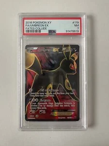 Umbreon EX 119/124 Fates Collide Full Art PSA 7 - Picture 1 of 2