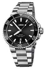 Oris Aquis Date Automatic Steel Black Dial Divers Mens Watch 733 7730 4134-MB