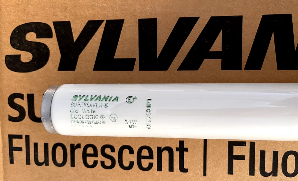LOTE DE 3 - F34CW/SS/ECO Sylvania 24596 34 vatios T12 fluorescente G13 base 4200K Foto 1 de 2