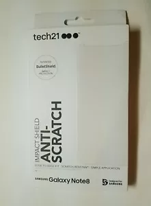 New Tech21 Impact Shield Anti-Scratch Screen Protector for Samsung Galaxy Note 8 - Picture 1 of 4