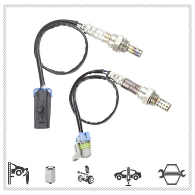 Sensor de oxígeno O2 2 piezas para Pontiac G6 2008 2009 2010 2,4 L aguas arriba + aguas abajo Foto 1 de 4