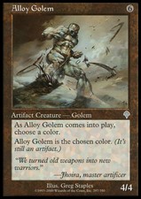 Magic the Gathering MTG Alloy Golem (297) Invasion   NM