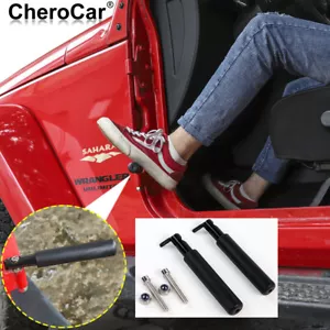 Reposapiés reposapiés pedal reposapiés panel de patada para 07+Jeep Wrangler JK JKU JL JLU JT - Imagen 1 de 7