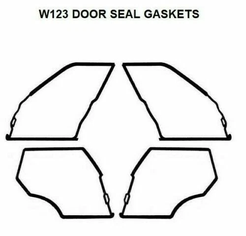Door Seals Weatherstrip Seal Mercedes Benz W123 TD WAGOON ESTATE 300TD - Image 1 of 1