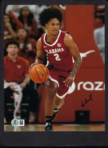 Aden Holloway signiert 8"x10" Foto Beckett authentifiziert Alabama Point Guard P#2 - Bild 1 von 1