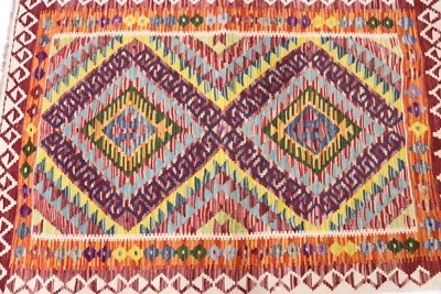 Super Kelim Kilim Afghan Orientteppiche ( 137 x 92  cm) Handgewebt Top - Bild 1 von 4