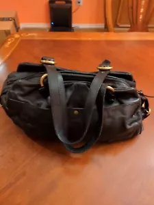 Bolso de mano Francesco Biasia de cuero suave negro - Imagen 1 de 16