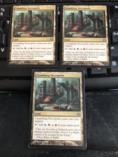 Crumbling Necropolis X3 Shards Of Alara VaRious Cond See Pics Front/Back