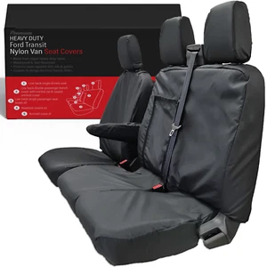 Van Seat Covers For a Ford Transit Custom 2013+ Tailored Van Seat Protectors Set - Picture 1 of 11