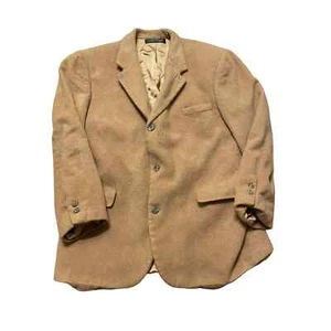 Vintage Brooks Brothers 100 % Kamelhaar Sportmantel Wintergewicht weich hellbraun USA - Bild 1 von 13