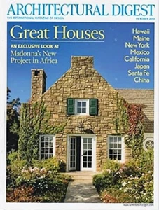 10/10 ARCHITECTURAL DIGEST Great Houses In CA New York Santa Fe Maine Japan  - Picture 1 of 1