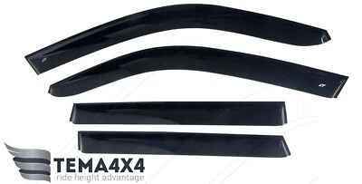 Viseras de ventana con cinta deflector protector solar lluvia para Suzuki Grand Vitara 05-17 Foto 1 de 4