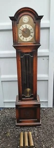 Antique Musical 5 Tube Chiming Longcase Grandfather Clock for restoration W&H - Picture 1 of 12