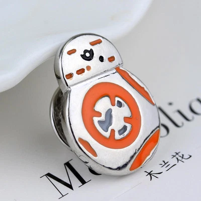 STAR WARS BB8 Logo Metal Pin brooch prop badge darth vader cosplay rogue one - Image 1 of 4