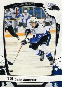 2009/10 Saint John Sea Dogs - DANICK GAUTHIER [Jonquiere Marquis] LNAH
