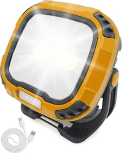 50W 4500LM Wiederaufladbare LED Arbeitsleuchte, 6 Modi, Wasserdicht, USB, Außen - Bild 1 von 7