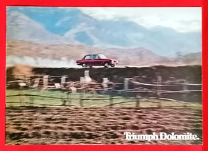 Folleto de ventas Triumph Dolomite 1850 1972 - ¡Excelente estado! - Imagen 1 de 9