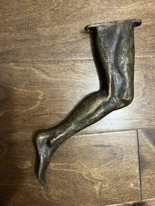 Nelles signierte Bronzeskulptur Beinhaken 1991 - Bild 1 von 8