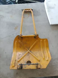 1970 Suzuki Tc120 Tc 120 Trailcat Trail Cat Bash Skid plate OEM yellow HTF - Picture 1 of 5