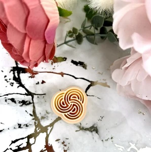Celtic knot 1 clay cutter| Clay tools| Earring making| Polymer clay cutters - Picture 1 of 6