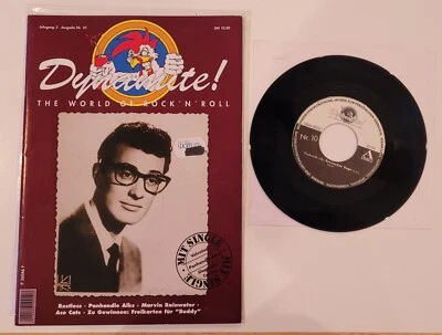 ROCKABILLY 45's -Dynamite! World Of Rock And Roll - 13 German Mags w/ 7" Records - Image 1 of 4